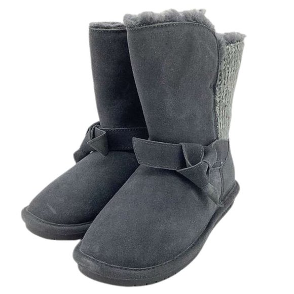 BearPaw | Women's Geneva Boots | Charcoal | Size 8 - Picture 1 of 7